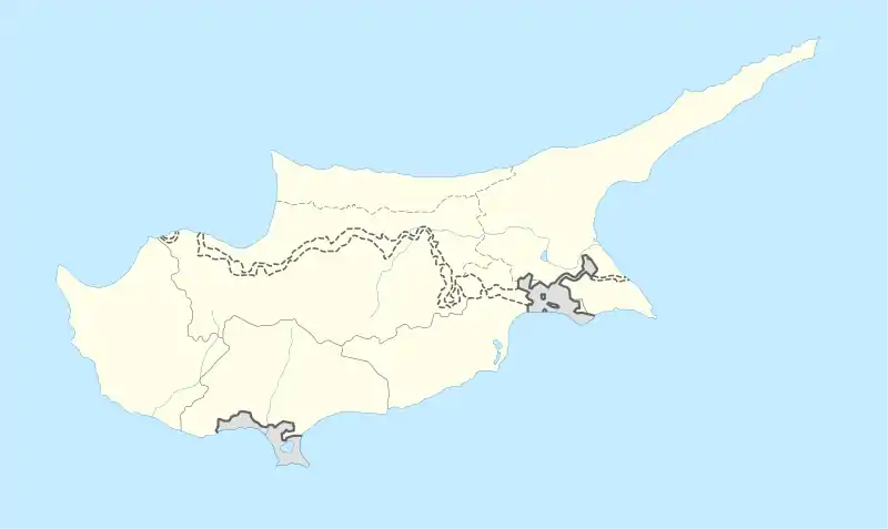Tziaos is located in Cyprus