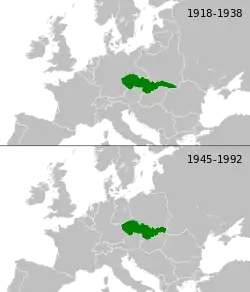 Czechoslovakia during the interwar period and the Cold War