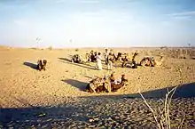 Desert tribes near Jaisalmer, India