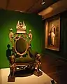 Throne of the Emperor of Brazil inside the Senate