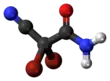 Ball and stick model of DBNPA