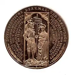 Medallion commemorating the Henneberg tomb
