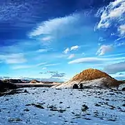 Sunset on 'D' Mountain near Del Norte, Colorado.