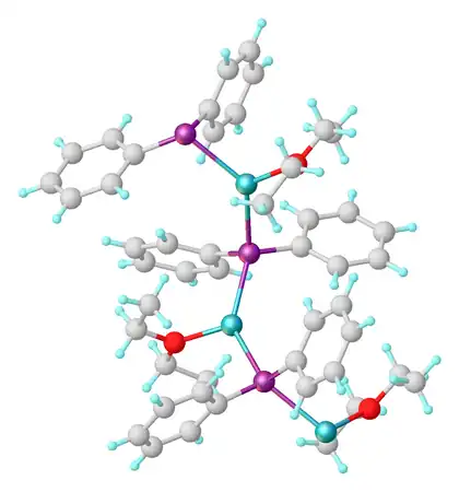 Part of the polymeric structure of LiPPh2(Et2O).