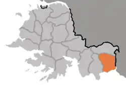 Location of Paech'ŏn County