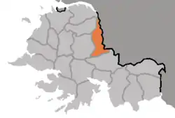 Location of Chaeryŏng County