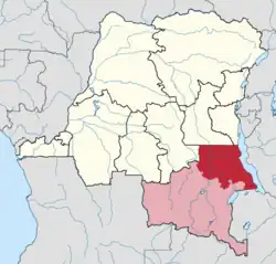 Tanganyika district within Katanga province (2014)
