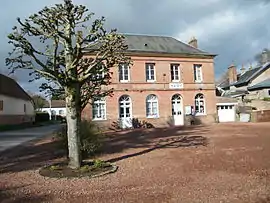 The town hall in Drucat