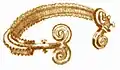 Dacian gold bracelet Șimleu Silvaniei (Crasna River)