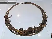 Dai necklace, metalwork, Yunnan Provincial Museum, Kunming, Yunnan