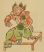 Sitting Daikokuten, from the Kakuzenshō