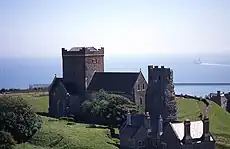 Image 14Credit: Marco SinibaldiAround AD 50 the Romans built a lighthouse which still stands to its full height in the grounds of Dover Castle.More about Dover... (from Portal:Kent/Selected pictures)