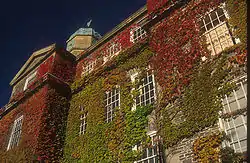 The vine-covered Henry Hicks building at Dalhousie University