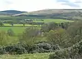 Ruins of Old Dalquharran Castle nearer the river