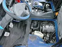 Daewoo Damas, engine compartment