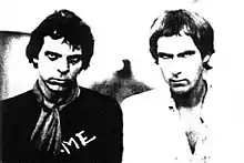 Chrome in 1980: Damon Edge (left) and Helios Creed