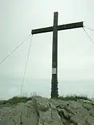 Summit cross on top of Damülser Mittagsspitze