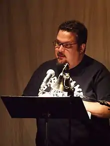 Dan Vera reading at Iota Poetry Series 20th anniversary.