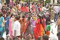 Dance, Attari-Wagah, women wearing Punjabi suits