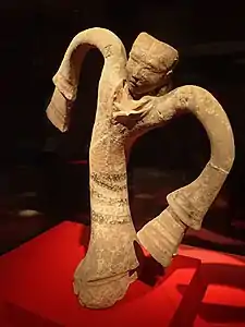 Dancer figurine from the Tomb of the King of Chu Tuolan Mountain Xuzhou Jinagsu Western Han 2nd century BCE