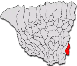 Location in Gorj County