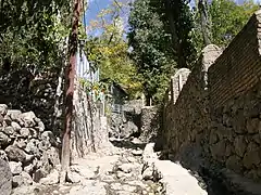 A steep path in Darband.