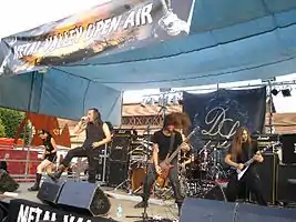 Dark Lunacy performing at Metal Valley Open Air, 2009