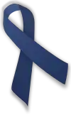 Dark blue ribbon