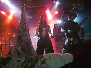 Animæ and Nothingness on stage in Helsinki, Finland.