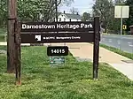 park sign