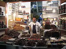 Date seller in the old souq in Kuwait City