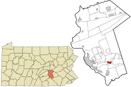 Location in Dauphin County and the U.S. state of Pennsylvania.