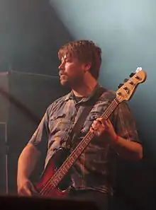 Klein performing with Black Flag in 2013
