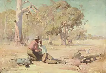 Under the Burden and Heat of the Day, 1890, Art Gallery of Ballarat
