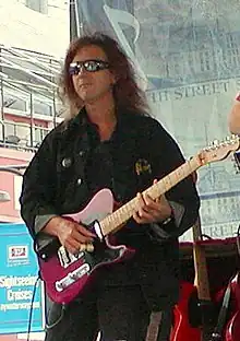 Malachowski performing as part of Savoy Brown in 2002