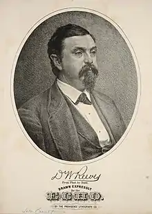 Lithograph of David Wallis Reeves