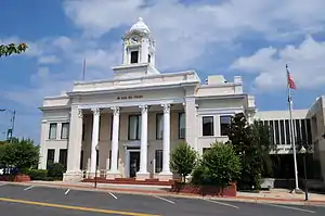 Davie County Courthouse, Courthouse Square, September 2013