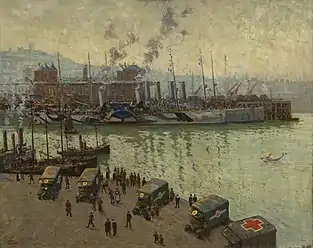 Dazzled Leave Ships, Boulogne