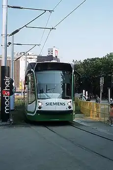 The demonstration Siemens Combino LRV as used in Kaohsiung in 2004