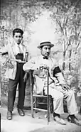 DeGrazia (left) and his Uncle Gregorio c. 1920s