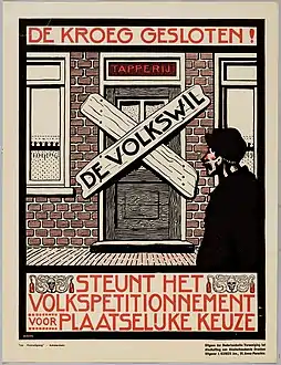 "The Pub is Closed", anti-alcoholism campaign (1913)