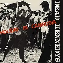 Cover of single showing a man hitting someone with a chair