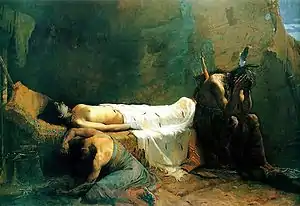 William de Leftwich Dodge, The Death of Minnehaha, 1892. The American Museum of Western Art: The Anschutz Collection