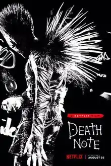 In black-and-white, a spiky leather-bound humanoid creature tosses an apple in front of a black background, with white handwritten words and scriblles around.