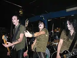 Deathstars performing live in Italy in 2006
