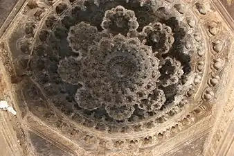 Lotus ceiling close-up