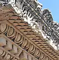 Roman cornice of ionic order, from Imperial palace on the Palatine hill in Rome (Flavian epoch)