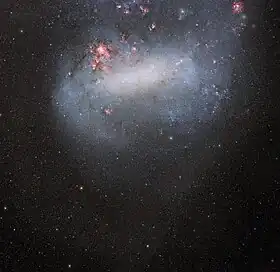 Part of the SMASH dataset showing a wide-angle view of the Large Magellanic Cloud