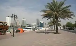 The Bur Dubai creek area, facing Deira.