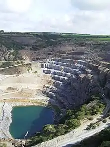 Delabole slate quarry